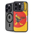 Looney Tunes Daffy Duck Yellow Stripes iPhone 14 Pro Kickstand Case